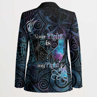 Suicide Awareness Blazer You Are Not Alone - Polynesian Pride
