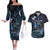 Suicide Awareness Couples Matching Off The Shoulder Long Sleeve Dress and Hawaiian Shirt You Are Not Alone - Polynesian Pride