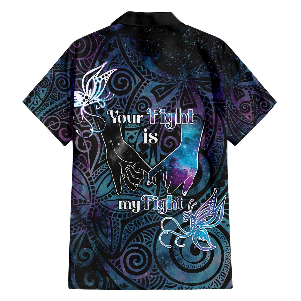 Suicide Awareness Family Matching Off Shoulder Maxi Dress and Hawaiian Shirt You Are Not Alone - Polynesian Pride