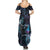 Suicide Awareness Family Matching Summer Maxi Dress and Hawaiian Shirt You Are Not Alone - Polynesian Pride