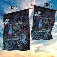 Suicide Awareness Garden Flag You Are Not Alone - Polynesian Pride