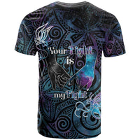 Suicide Awareness T Shirt You Are Not Alone - Polynesian Pride