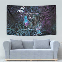Suicide Awareness Tapestry You Are Not Alone - Polynesian Pride