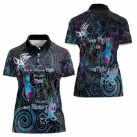 Suicide Awareness Women Polo Shirt You Are Not Alone - Polynesian Pride