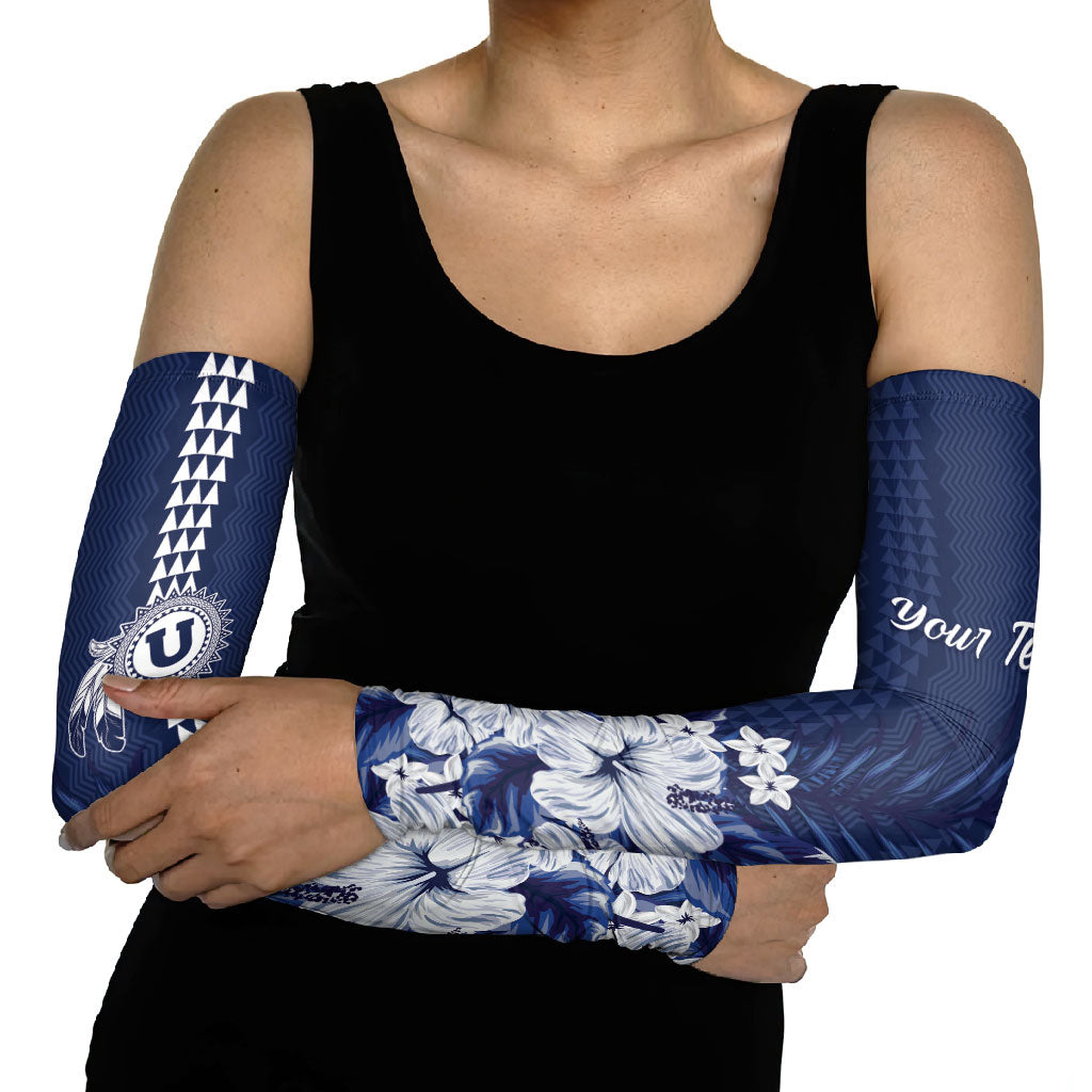 Personalized Utah State Arm Sleeves Polynesian Style