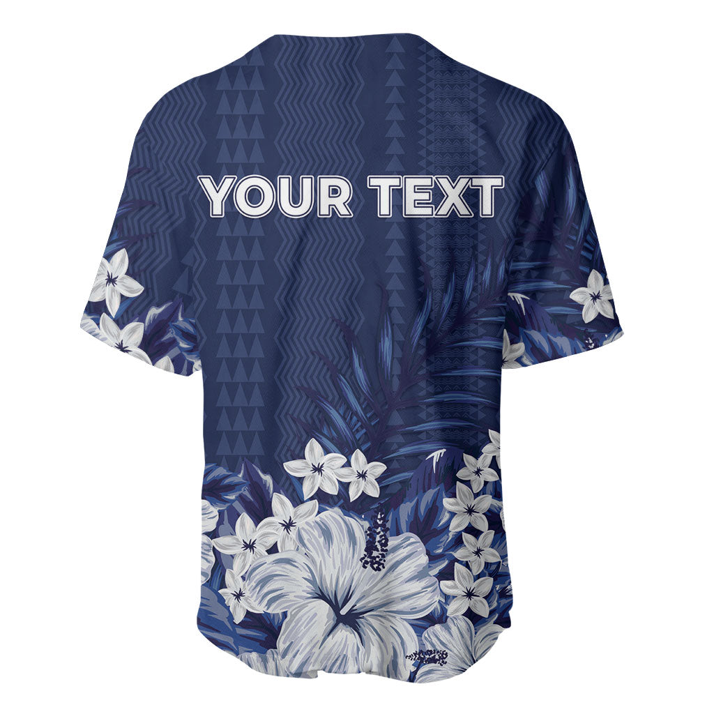 Personalized Utah State Baseball Jersey Polynesian Style