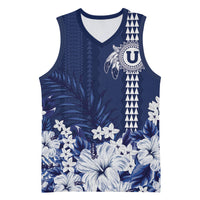 Personalized Utah State Basketball Jersey Polynesian Style