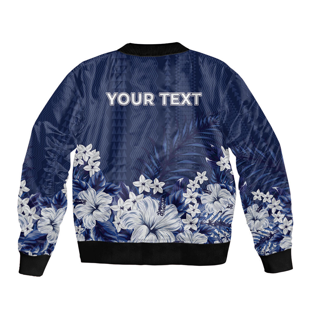 Personalized Utah State Bomber Jacket Polynesian Style