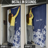 Personalized Utah State Door Cover Polynesian Style