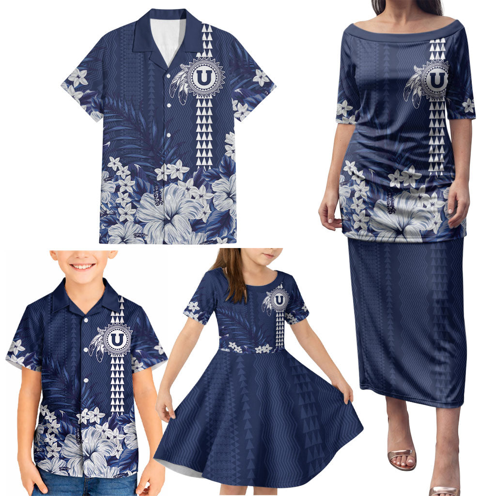 Personalized Utah State Family Matching Puletasi and Hawaiian Shirt Polynesian Style