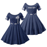 Personalized Utah State Family Matching Puletasi and Hawaiian Shirt Polynesian Style