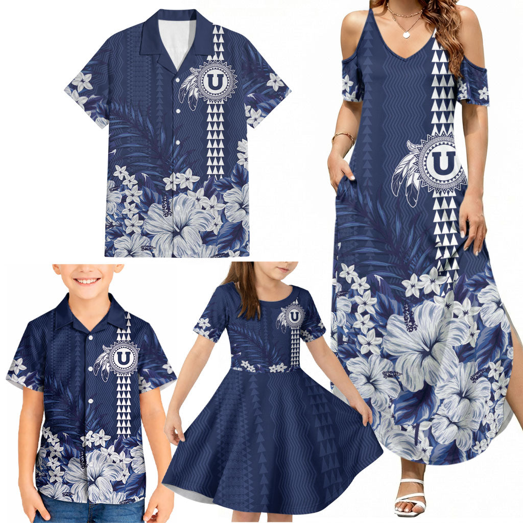 Personalized Utah State Family Matching Summer Maxi Dress and Hawaiian Shirt Polynesian Style LT05 - Polynesian Pride