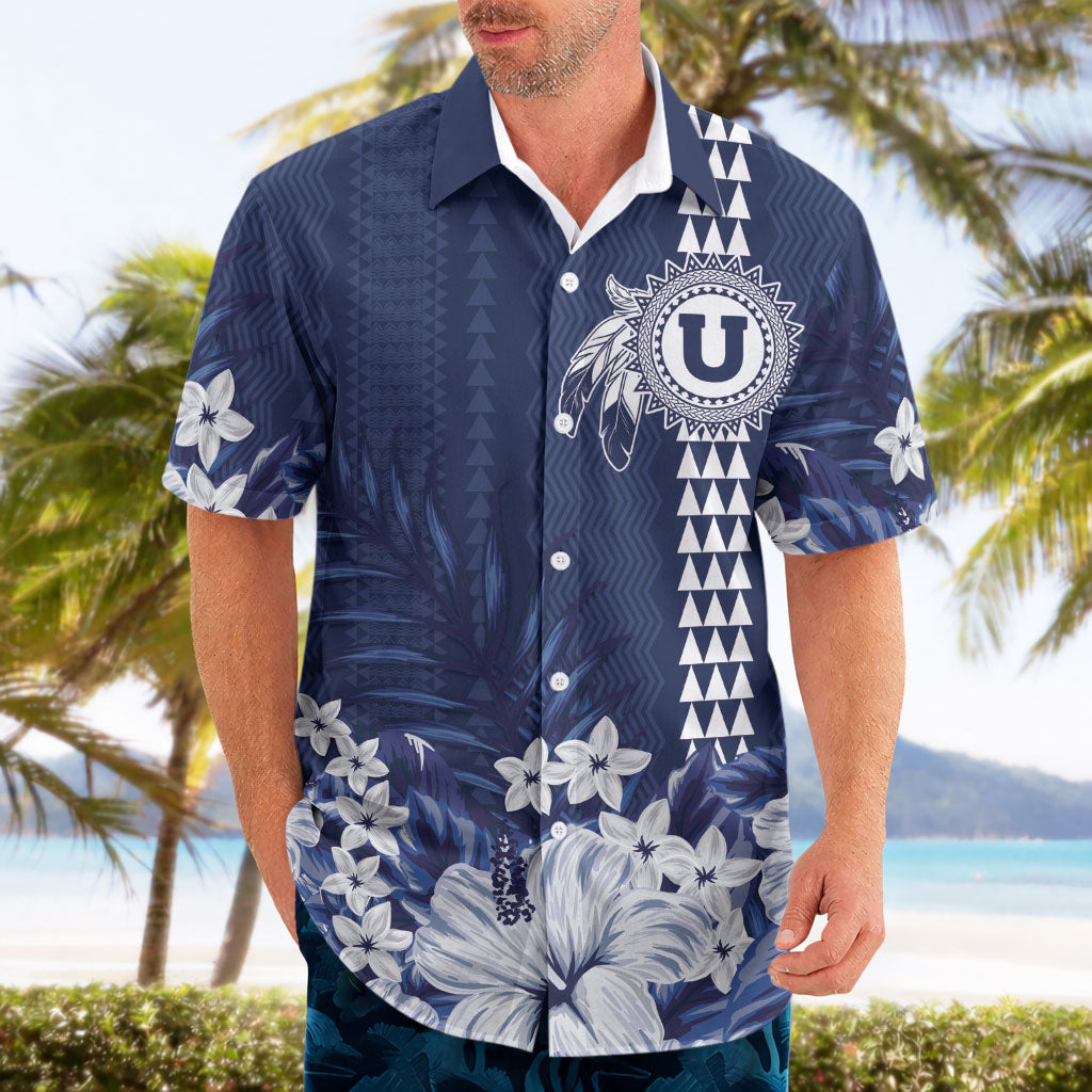 Personalized Utah State Hawaiian Shirt Polynesian Style