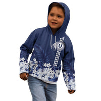 Personalized Utah State Kid Hoodie Polynesian Style
