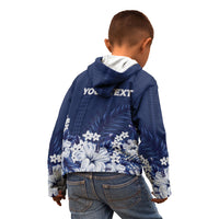 Personalized Utah State Kid Hoodie Polynesian Style