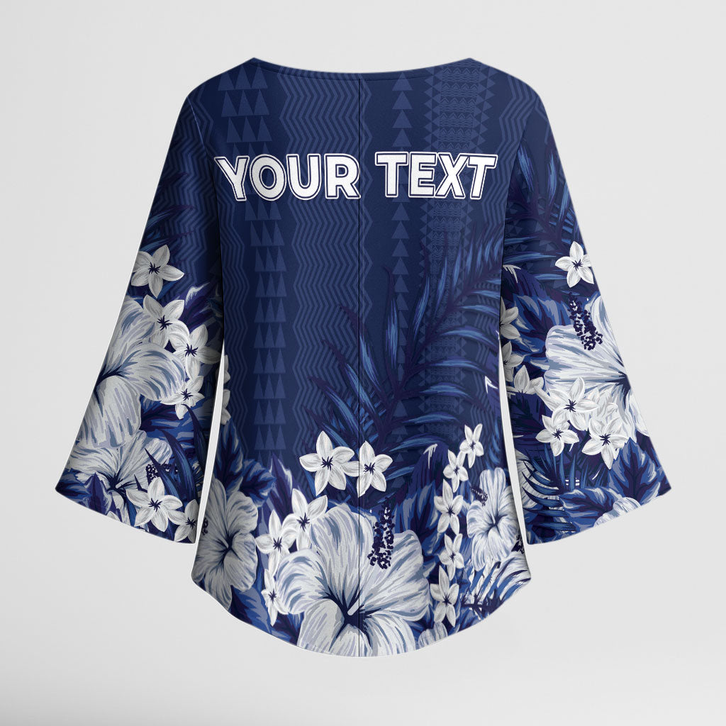 Personalized Utah State Kimono Sleeve Blouse Polynesian Style