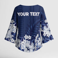 Personalized Utah State Kimono Sleeve Blouse Polynesian Style