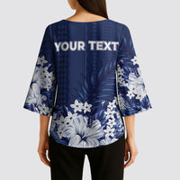 Personalized Utah State Kimono Sleeve Blouse Polynesian Style
