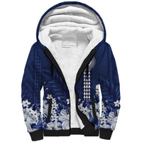 Personalized Utah State Sherpa Hoodie Polynesian Style