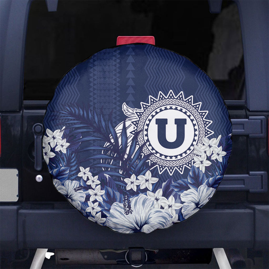 Utah State Spare Tire Cover Polynesian Style LT05 No hole Blue - Polynesian Pride