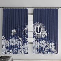 Utah State Window Curtain Polynesian Style