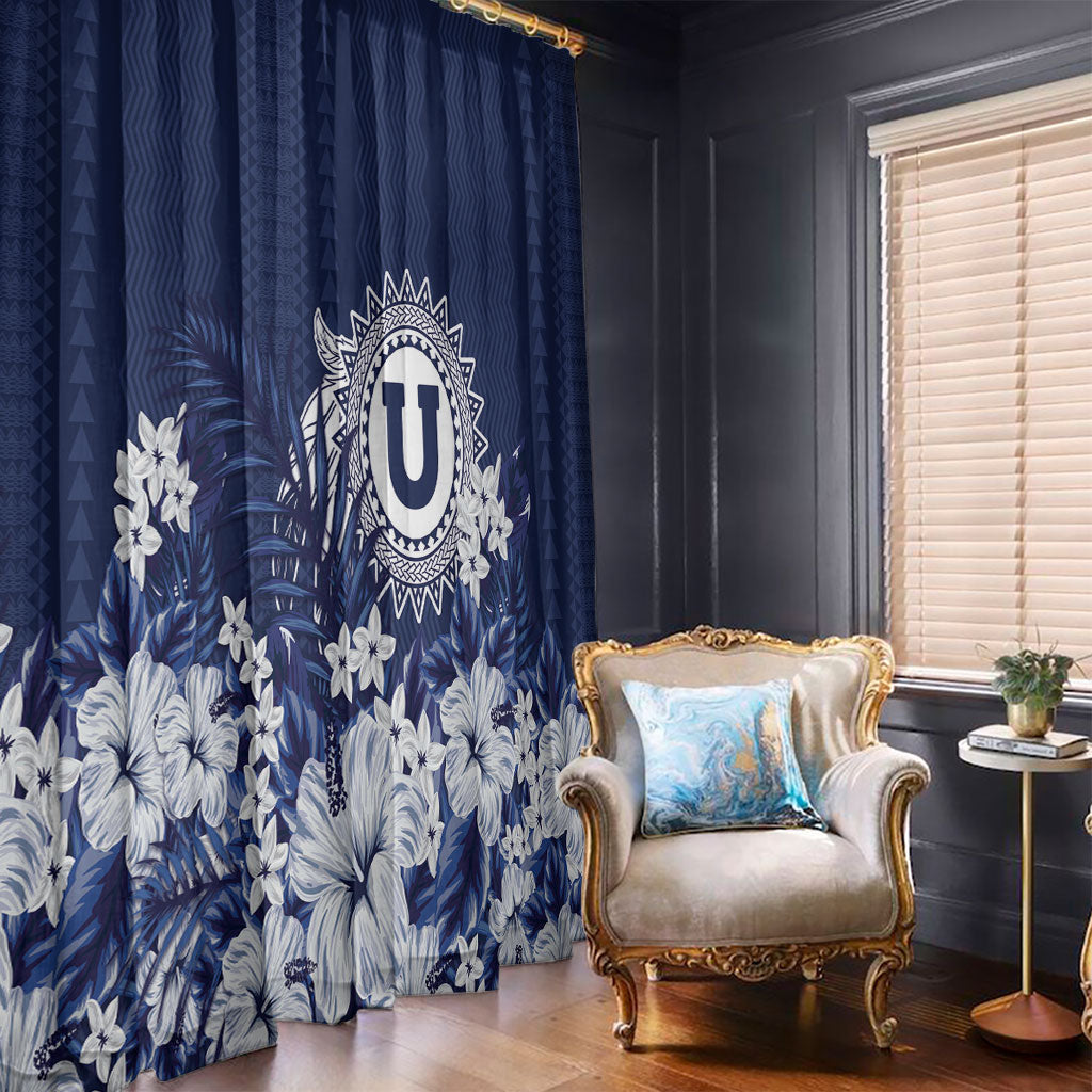 Utah State Window Curtain Polynesian Style