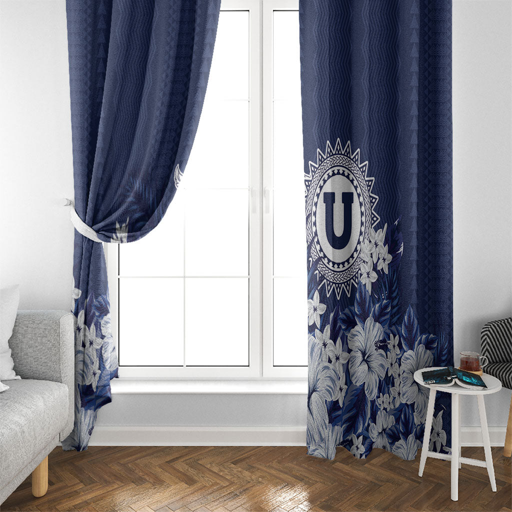 Utah State Window Curtain Polynesian Style