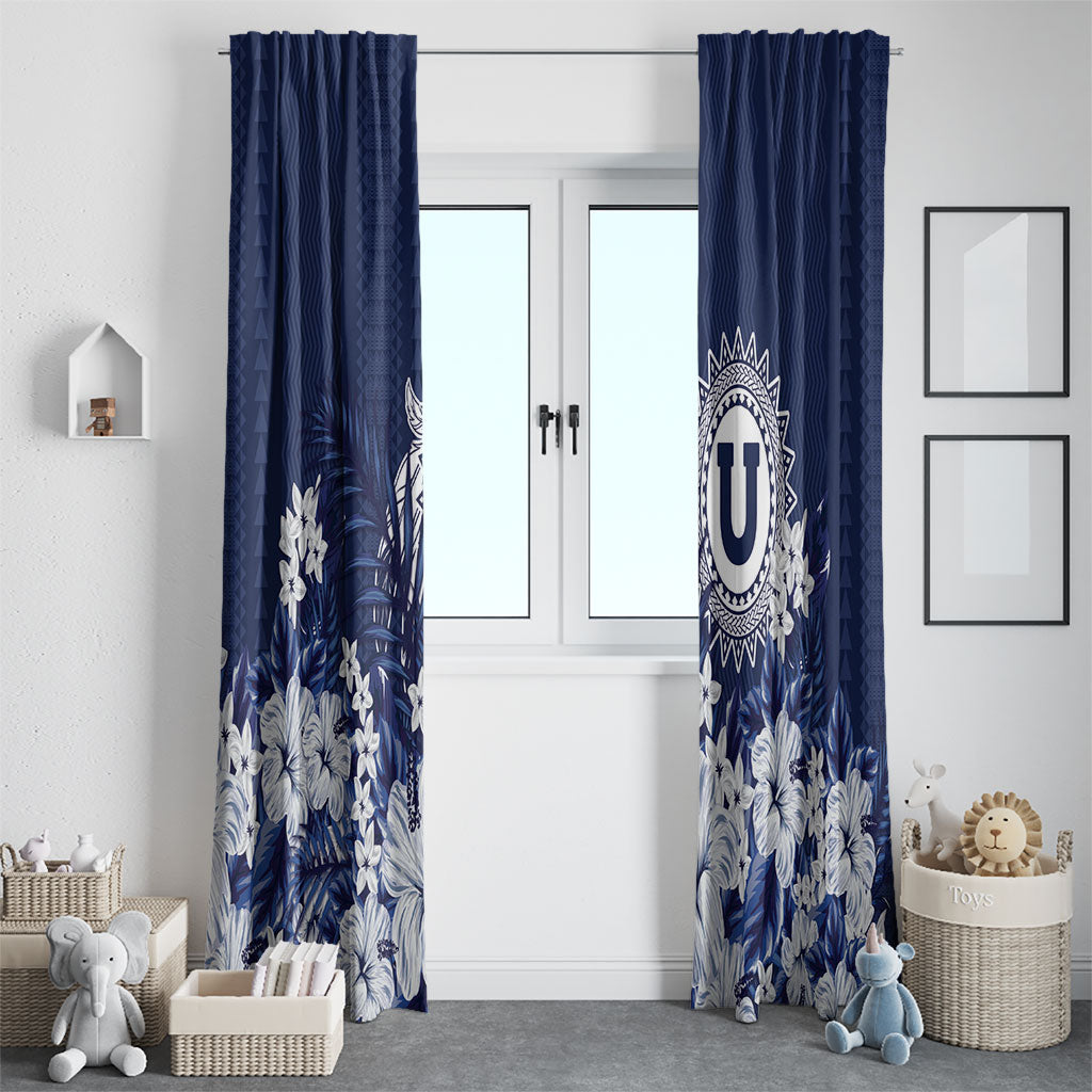 Utah State Window Curtain Polynesian Style