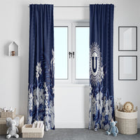 Utah State Window Curtain Polynesian Style