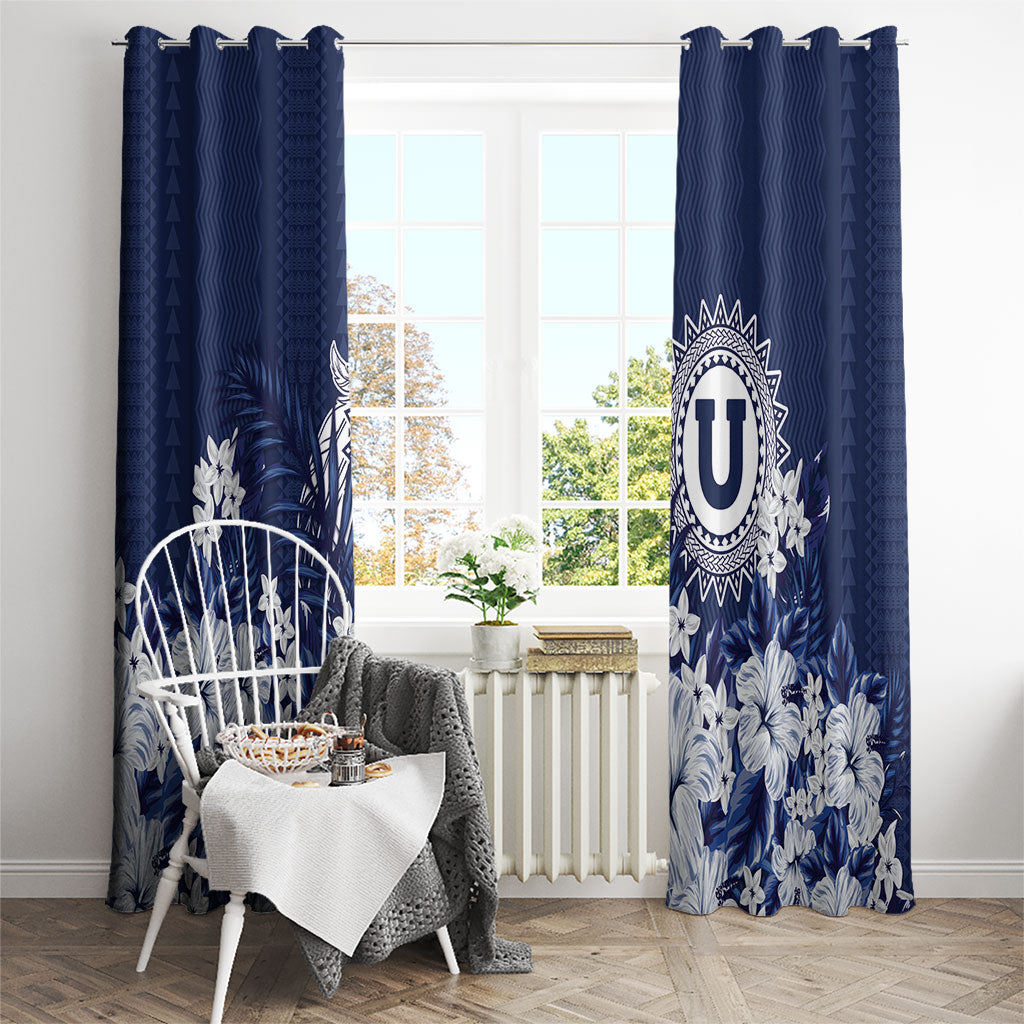 Utah State Window Curtain Polynesian Style