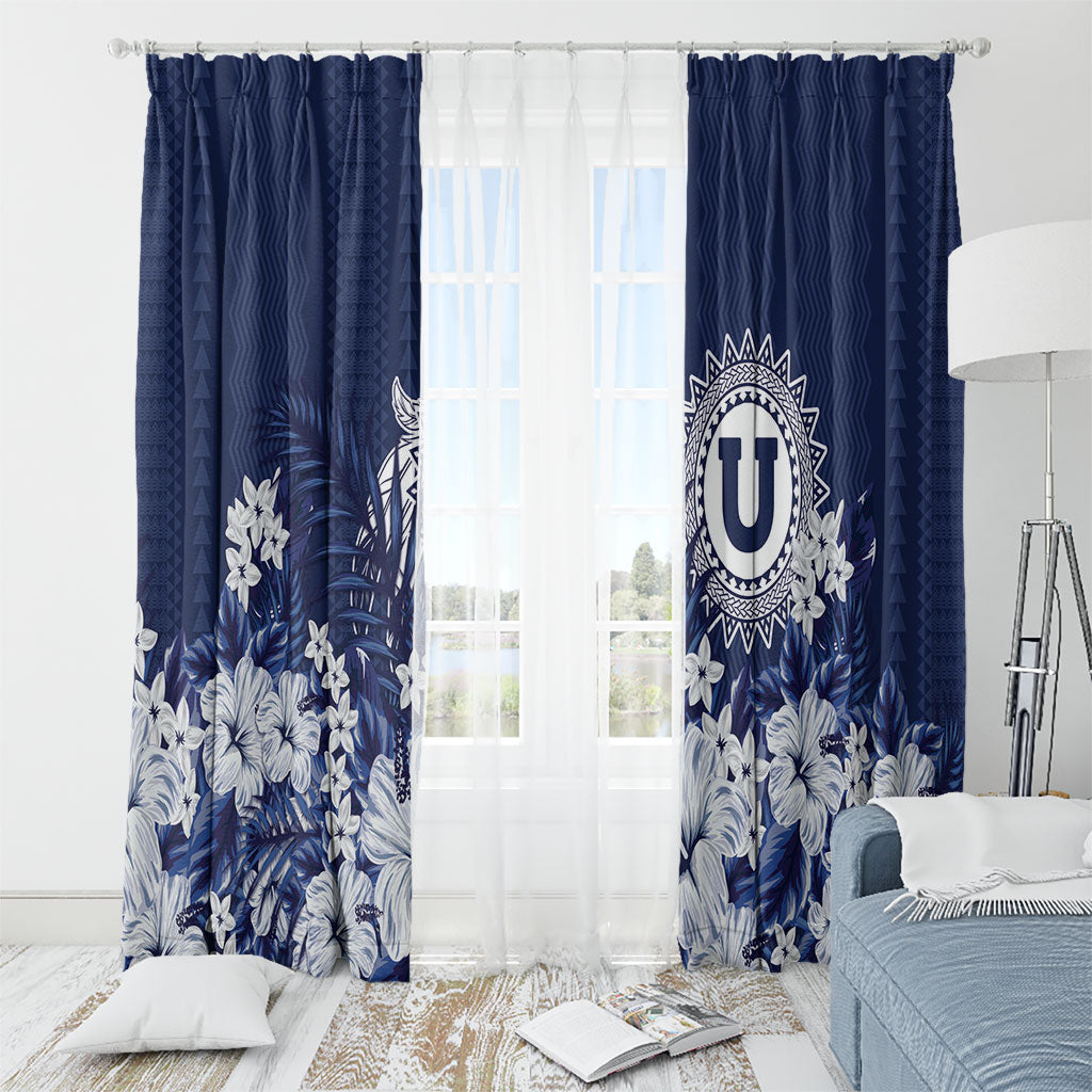 Utah State Window Curtain Polynesian Style