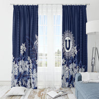 Utah State Window Curtain Polynesian Style