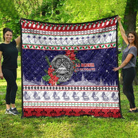 American Samoa Christmas Quilt Poinsettia La Maunia Le Kilisimasi LT05 - Polynesian Pride