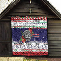 American Samoa Christmas Quilt Poinsettia La Maunia Le Kilisimasi LT05 - Polynesian Pride