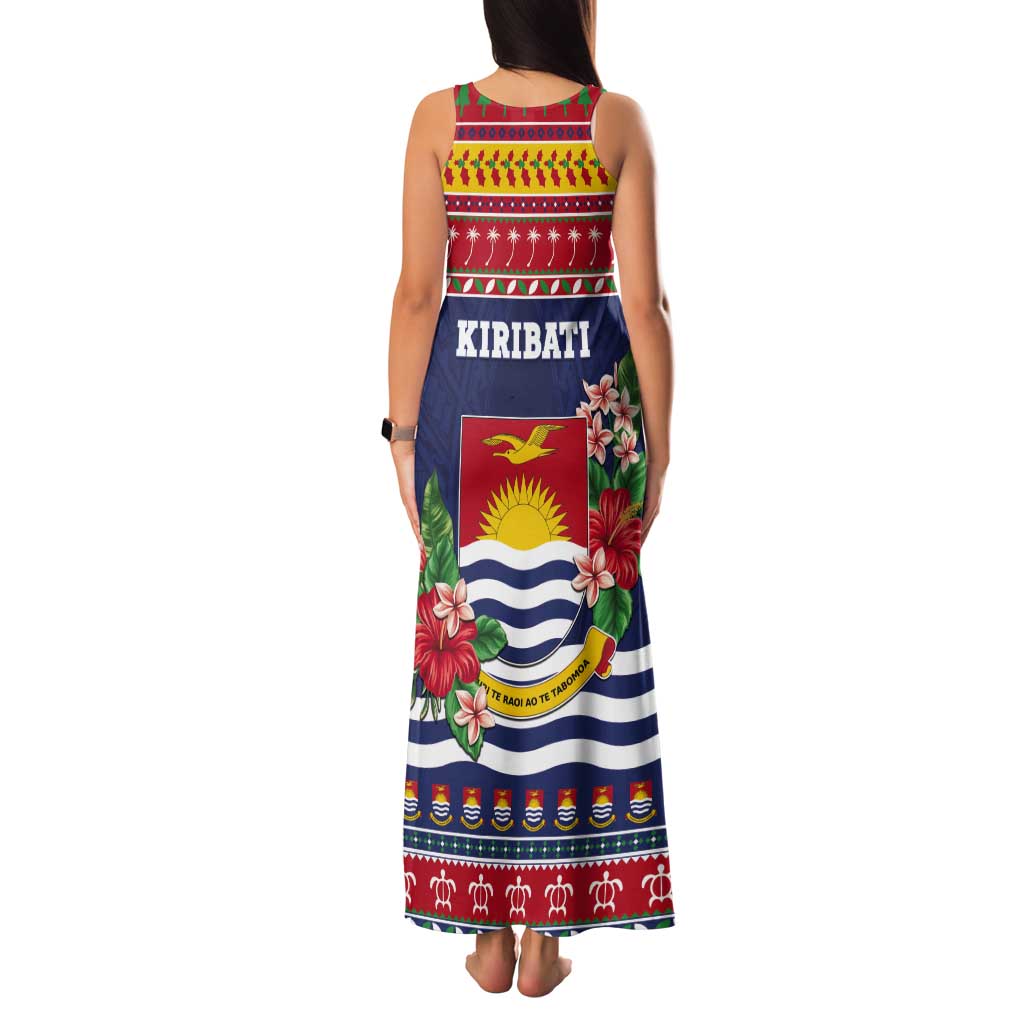 Kiribati Christmas Tank Maxi Dress Coat Of Arms Tekeraoi Te Kiritimati