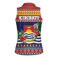 Kiribati Christmas Women Sleeveless Polo Shirt Coat Of Arms Tekeraoi Te Kiritimati
