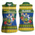 Solomon Islands Christmas Women Sleeveless Polo Shirt Coat Of Arms Merry Xmas