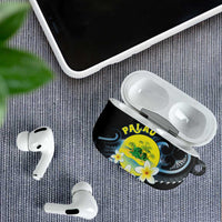 Palau United Nations Day AirPods Case Polynesian Curves Plumeria - Polynesian Pride