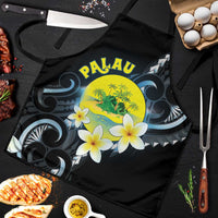 Palau United Nations Day Apron Polynesian Curves Plumeria - Polynesian Pride