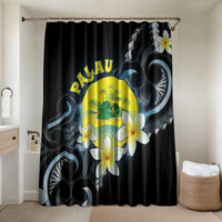 Palau United Nations Day Bathroom Set Polynesian Curves Plumeria - Polynesian Pride