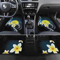 Palau United Nations Day Car Mats Polynesian Curves Plumeria - Polynesian Pride