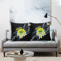 Palau United Nations Day Pillow Cover Polynesian Curves Plumeria - Polynesian Pride
