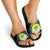 Palau United Nations Day Slide Sandals Polynesian Curves Plumeria - Polynesian Pride