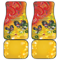 New Zealand Piwakawaka Christmas Car Mats With Maori Pattern