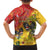 New Zealand Piwakawaka Christmas Family Matching Short Sleeve Bodycon Dress and Hawaiian Shirt With Maori Pattern
