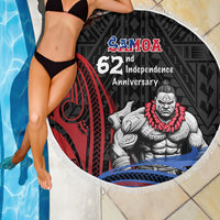 Samoa Independence Day Beach Blanket Samoan Warriors Ula Fala LT05 - Polynesian Pride