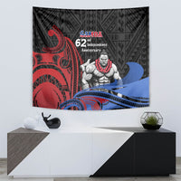 Samoa Independence Day Tapestry Samoan Warriors Ula Fala LT05 - Polynesian Pride