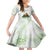 Personalised I LAVA YOU Volcano Valentine Family Matching Puletasi and Hawaiian Shirt Polynesian Tribal Pattern LT05 Daughter's Dress White - Polynesian Pride