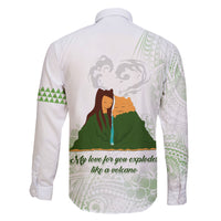 Personalised I LAVA YOU Volcano Valentine Family Matching Puletasi and Hawaiian Shirt Polynesian Tribal Pattern LT05 - Polynesian Pride