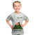 Personalised I LAVA YOU Volcano Valentine Kid T Shirt Polynesian Tribal Pattern LT05 White - Polynesian Pride